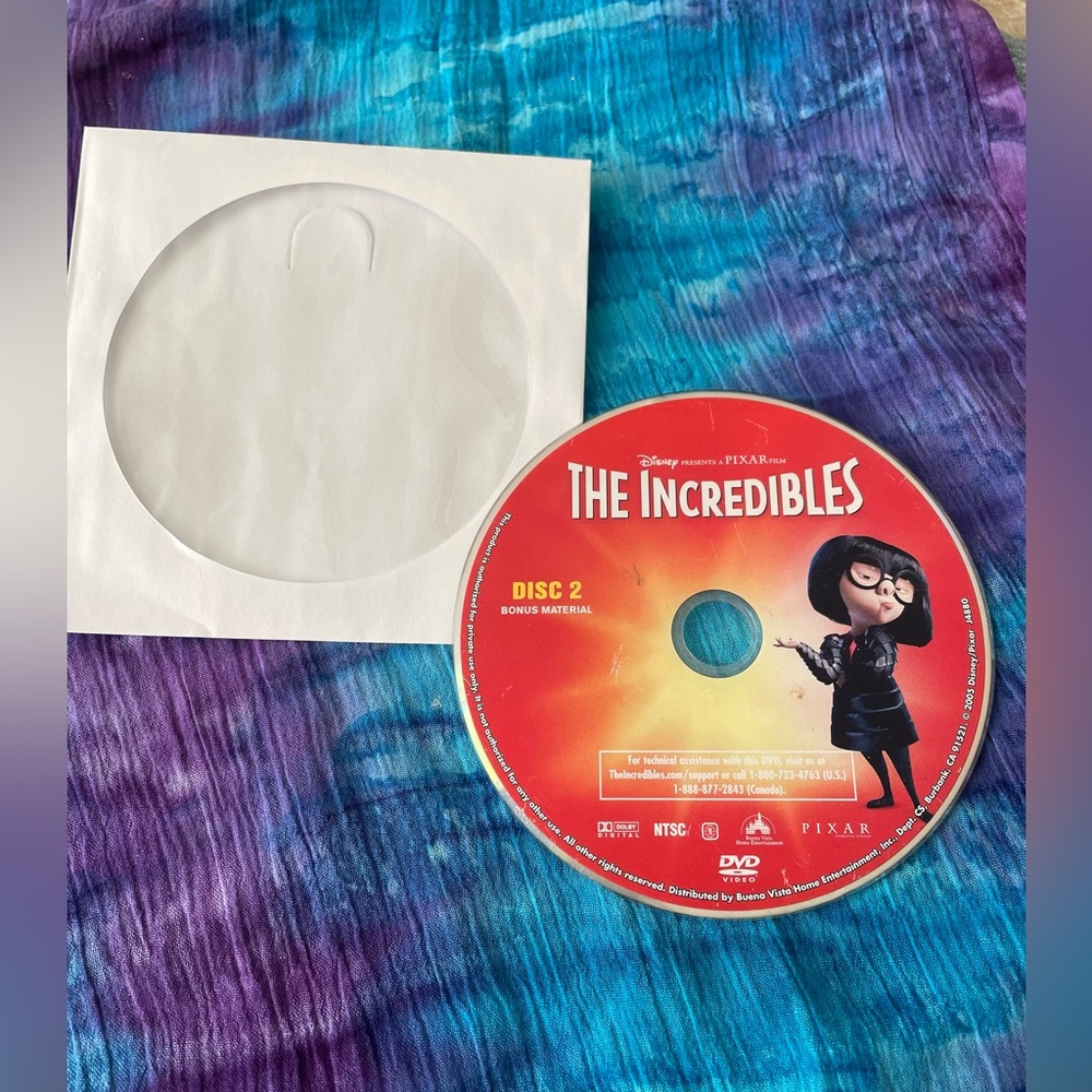 Disney World The Incredibles Incredibly Good Looking Adjustable Cap&DVD Bundle - Picture 9 of 11